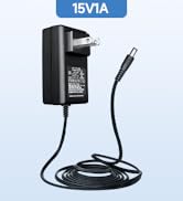 UL Listed 15V 1A Universal Power Supply Adapter, AC to DC 15V 100mA~1000mA 15W 5.5mm x 2.1mm Wall...