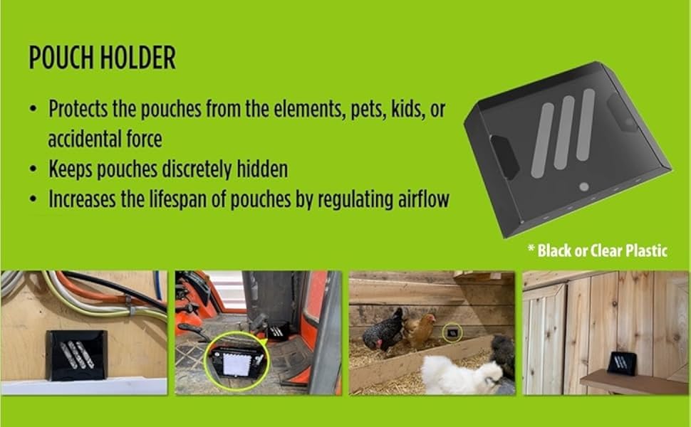 Grandpa Gus's Mouse Repellent Pouches with Pouch Holder