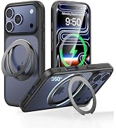 SMARTDEVIL 360° Rotatable Magnetic Stand Case for iPhone 17 Pro Max, Military Grade Drop Tested, ...