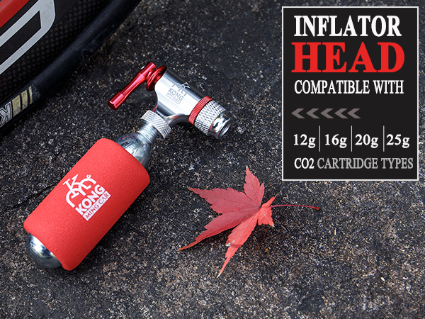 CO2 Bike Tire Pump for Mountain and Road Bicycles