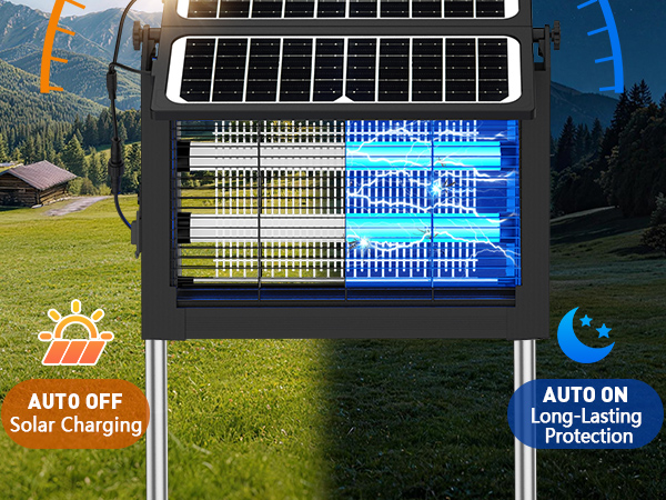 solar mosquito zapper outdoor