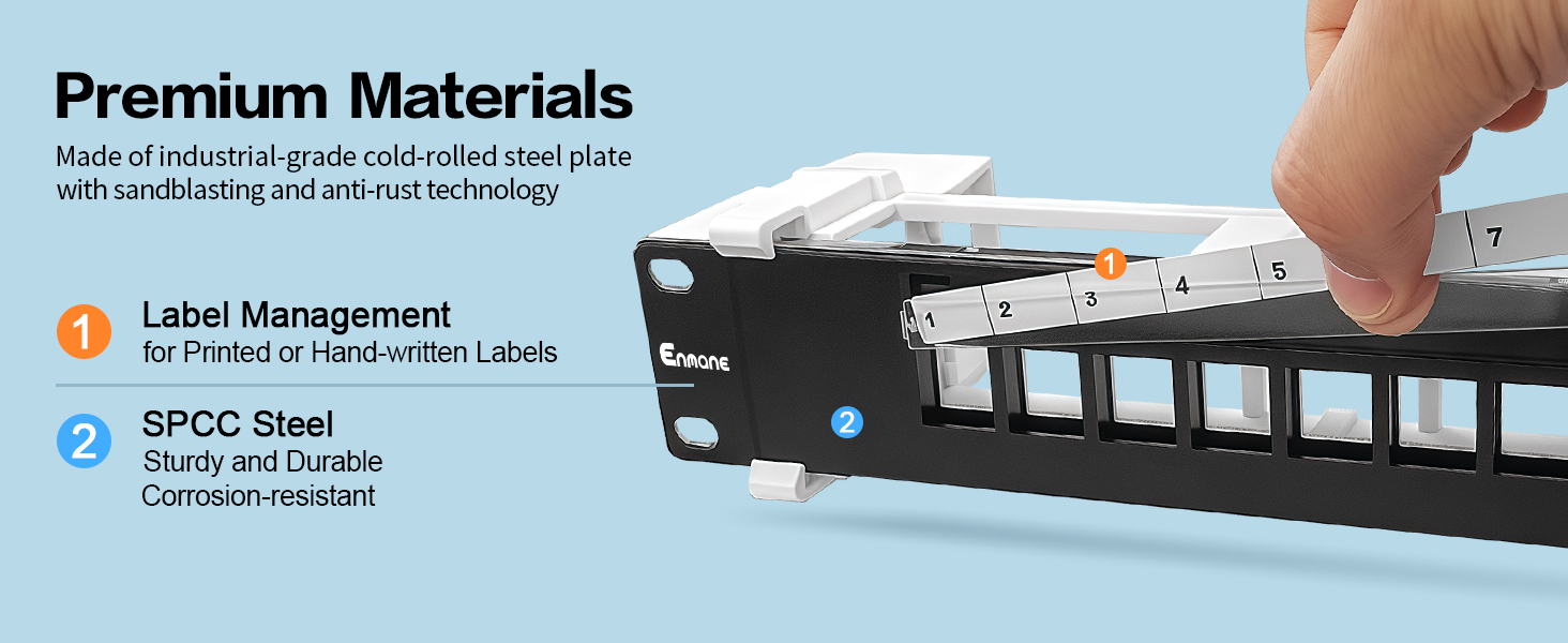 8port patch panel