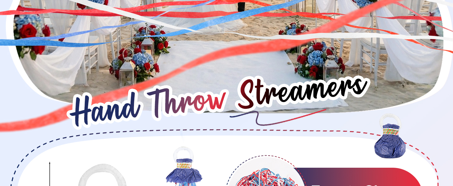 no mess streamers
