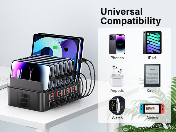  Charging Station for Multiple Devices