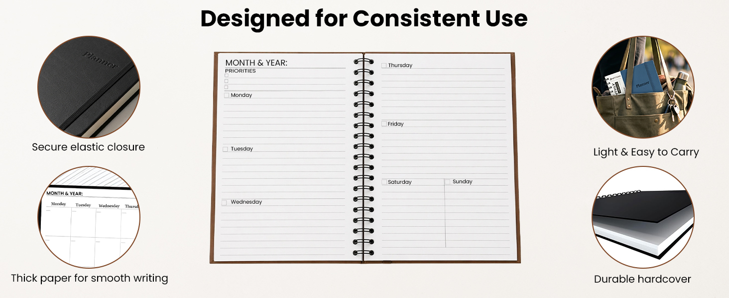 monthly weekly planner