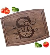 Gift for Women Personalized Cutting Board on Wedding Anniversary - Handmade Chopping Board with J...