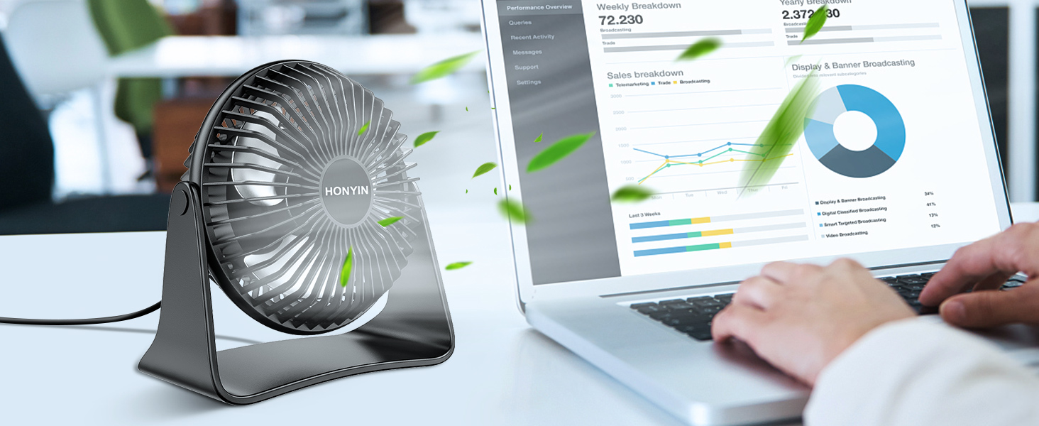 usb desk fan for office
