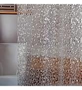 Bostofy Waterproof Shower Curtain Liner 8G EVA Thick Shower Curtain with Heavy Duty 3 Bottom Magn...