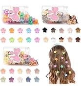 150 pcs Mini Flower Hair Clips Colorful Small Hair Clips Mini Claw Clips Cute Hair Accessories fo...