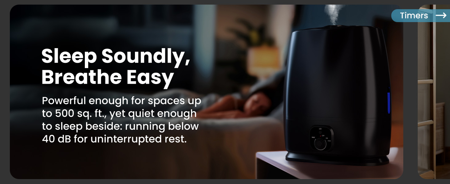 Everlasting Comfort 6L Humidifiers for Bedroom