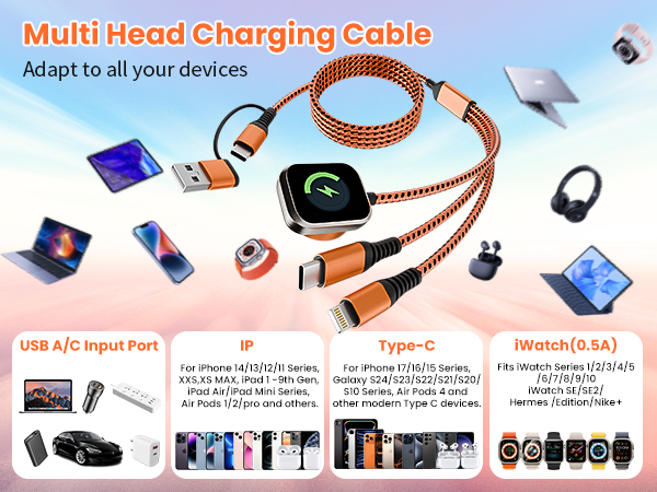 Universal Multi-Device Charging Cable