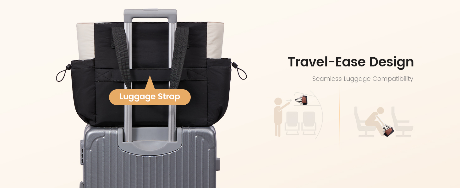 travel essentials travel bag with luggage belt