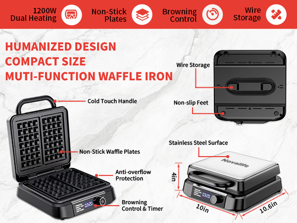 MUTI-FUNCTION WAFFLE IRON