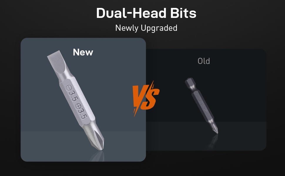 dual-head bits, newly upgraded