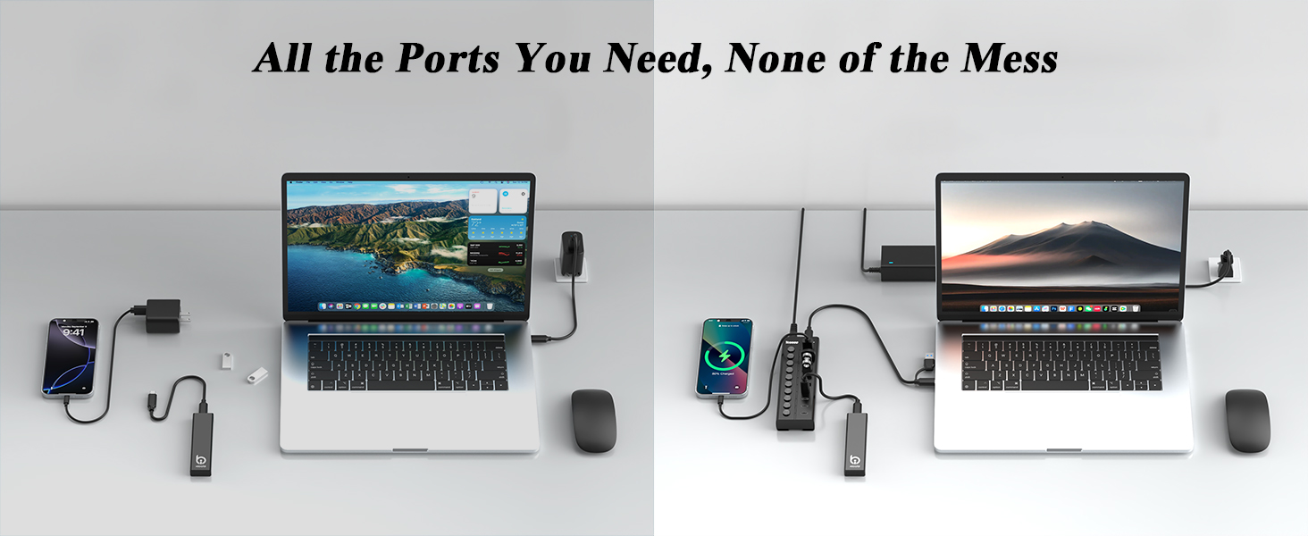 usb a to usb c hub powered usb c hub with ac adapter