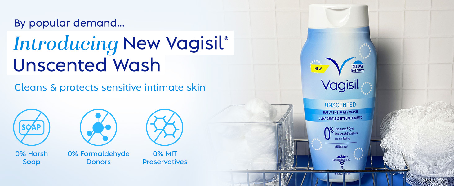 New Vagisil Unscented Wash