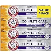 Arm &amp; Hammer Complete Care Toothpaste, Fresh Mint Flavor, Whole Mouth Protection, 6.0oz (4-Pack)