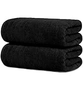 Tens Towels Pack of 2 Extra Large Bath Sheets 35 x 70 Inches, 100% Cotton, Larger &amp; Lighter Weigh...
