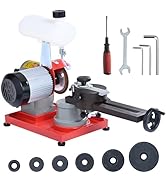 VEVOR Circular Saw Blade Sharpener, 370W Rotary Angle Mill Grinder with Water Tank, Water Injecti...