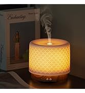 Onaboviva Essential Oil Diffuser, 280ml Ceramic Diffusers for Large Room, Ultrasonic Aromatherapy...