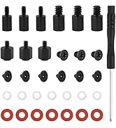 30PCS M.2 Screw Kit for Laptop &amp; PC,Carbon Steel Black Coated NVMe Screw M.2 SSD Mounting Set wit...