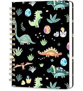 Hllwxrk Lined Spiral Journal Notebook, A5 College Ruled Spiral Notebook for Women, Hardcover with...