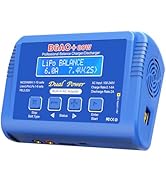 LiPo Charger Fast Balance Battery Charger Discharger 80W 6A Smart Digital Battery Pack Chargers f...