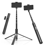 K&F Concept Selfie Stick, Auto Open & Close Phone Tripod Stand, 360° Rotatable Selfie Stick with ...