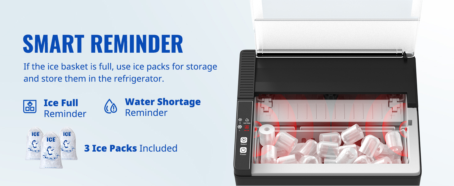smart reminder ice makers