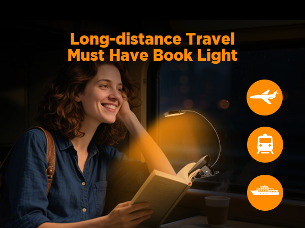 Long Flight Must Have Book Light,portable travel light