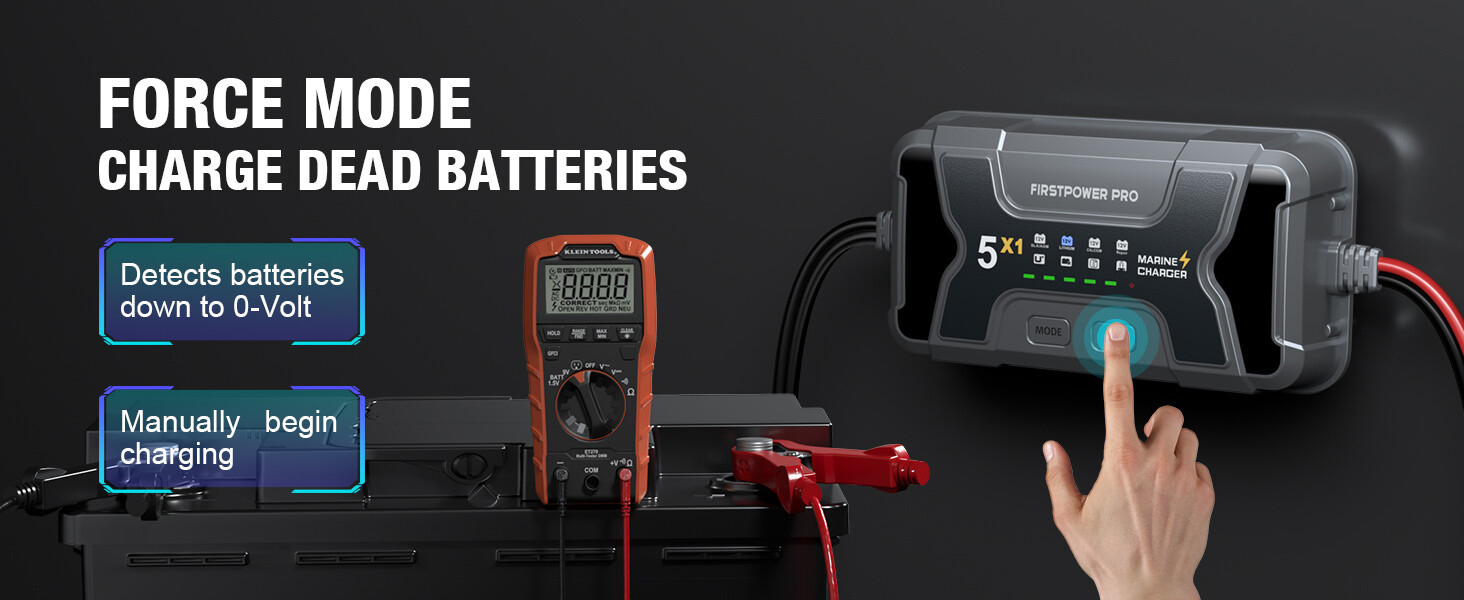 1 bank charger for boat