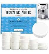 IMPRESA [20 Pack] Espresso Machine Descaler Tablets - Large 4 gram Descaling &amp; Cleaning Tablets f...