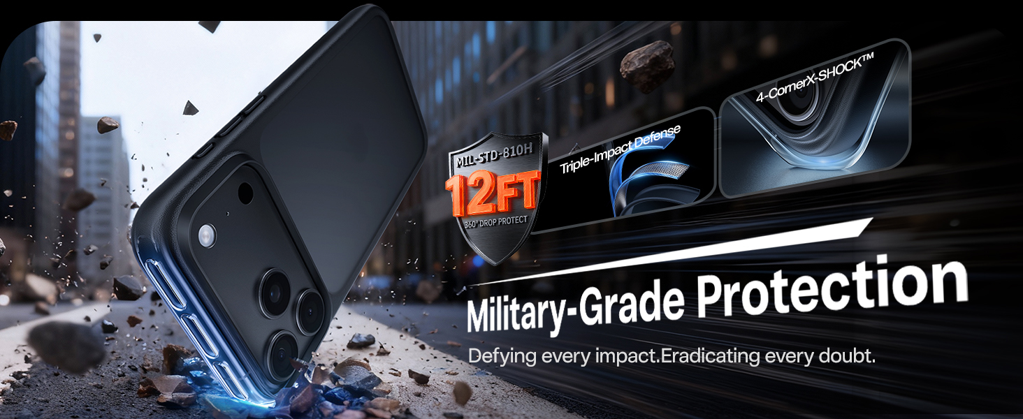 TORRAS NO1 Guardian protective case for 18 pro, soft touch, secure grip,elegant design