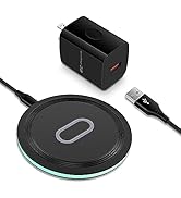 Samsung Wireless Charger Fast Charging Pad for Samsung Galaxy S24 S23 FE Ultra S22 S21 S20 Z Fold...