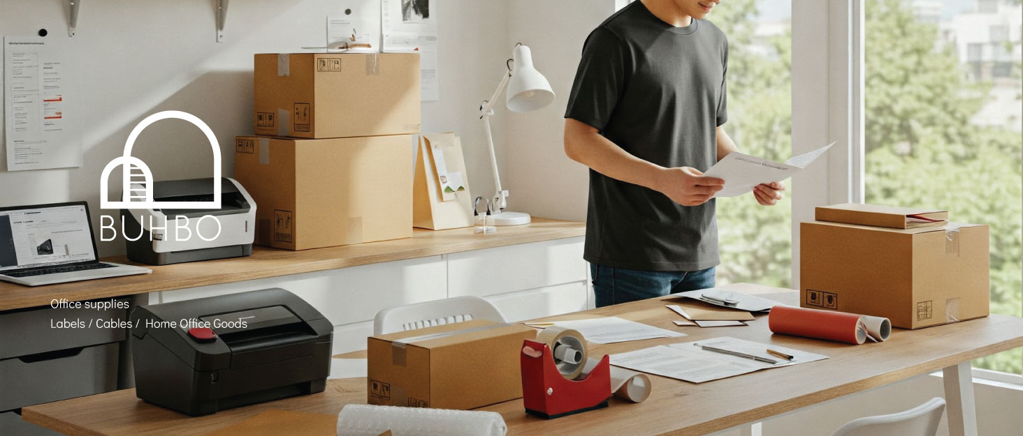 Buhbo office supplies labels and cables