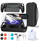 FYOUNG Accessories Kit for PlayStation Portal, Carrying Case Bundle and Magnetic Portable Charger...
