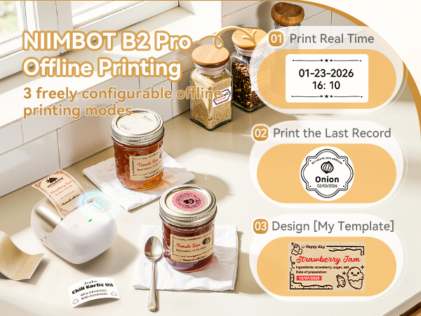 NIIMBOT B2 Pro Label Maker Machine with Tape