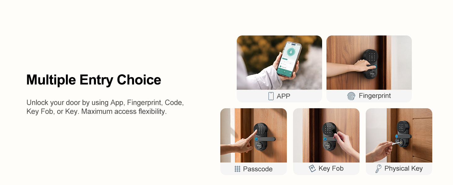 multiple unlock ways smart lock