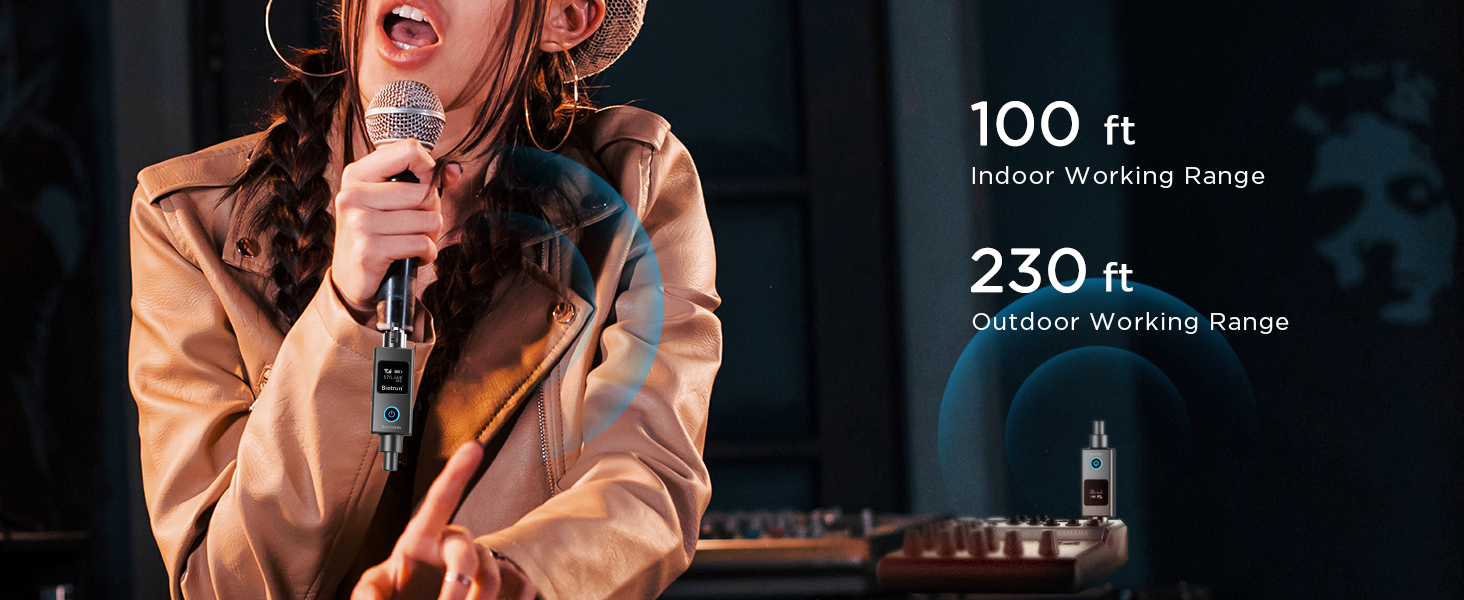 XLR Microphone wireless microphone audio transmitter and receiver wireless microphones systems