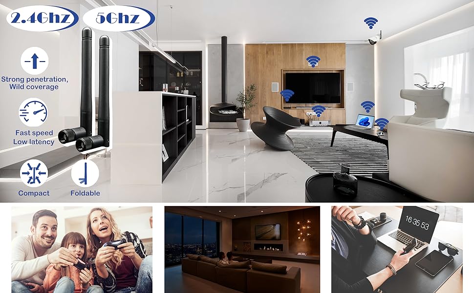 improve home network to play computer game, enjoy stream media and efficient remote work