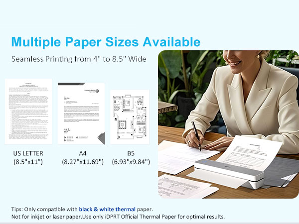 INKLESS PORTABLE Printer JC