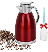 Coffee Carafes for Keeping hot, ShineMe Stainless Steel Thermal Coffee Carafe,Double Walled Vacuu...