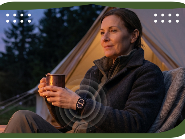 Wearable outdoor companion for camping