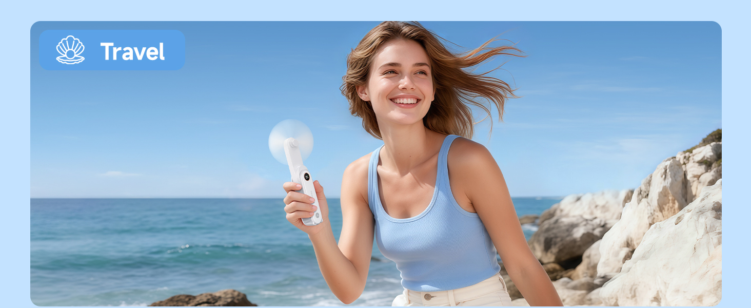 handheld fan rechargeable; folding fan;