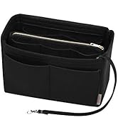 Purse Organizer Insert, Felt Bag organizer with zipper, Handbag &amp; Tote Shaper, For Speedy Neverfu...