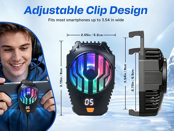 Clip-On Phone Cooler