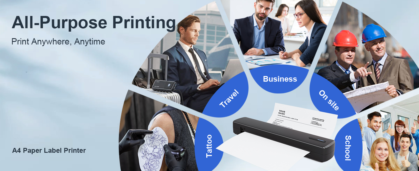 Portable Thermal Printer Tattoo Stencil Machine