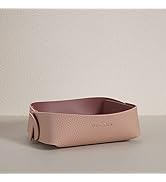 OLETHA Aesthetic Valet Tray, Small Catchall Dish, Traveling Jewelry Holder, Pink