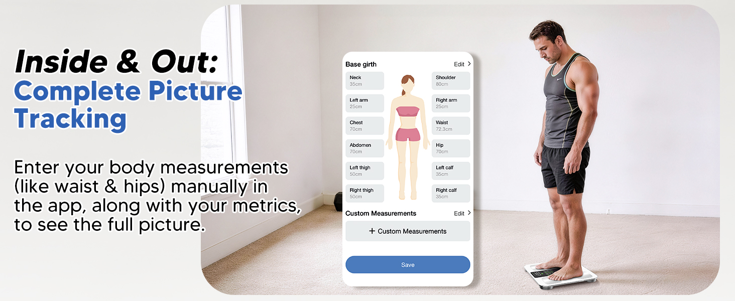 ge smart scale for body weight