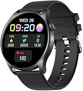 Yihou Smart Watch for Android Phones and iOS Phones Fitness Tracker Heart Rate Monitor Watch Bloo...